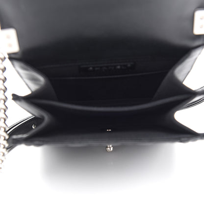 Chanel Calfskin Quilted North South Boy Flap Black 5 of 9