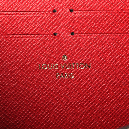 Louis Vuitton Damier Ebene Clemence Wallet Cherry 6 of 7