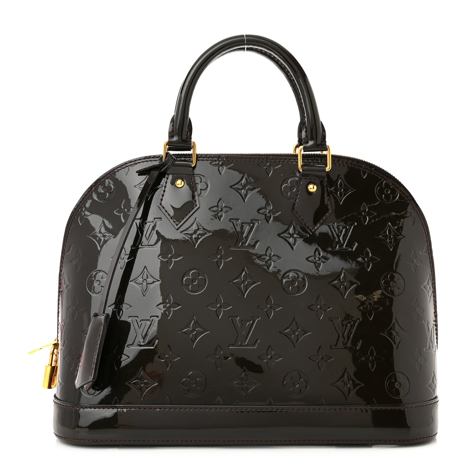 Louis Vuitton Vernis Alma PM Terre D'Ombre 1 of 10