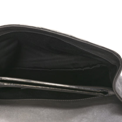 Saint Laurent Sheepskin Matelasse Large Monogram College Satchel Dark Anthracite 5 of 9