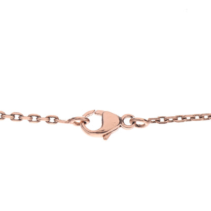 Hermes Lacquered Rose Gold Pop H Pendant Necklace White 4 of 5