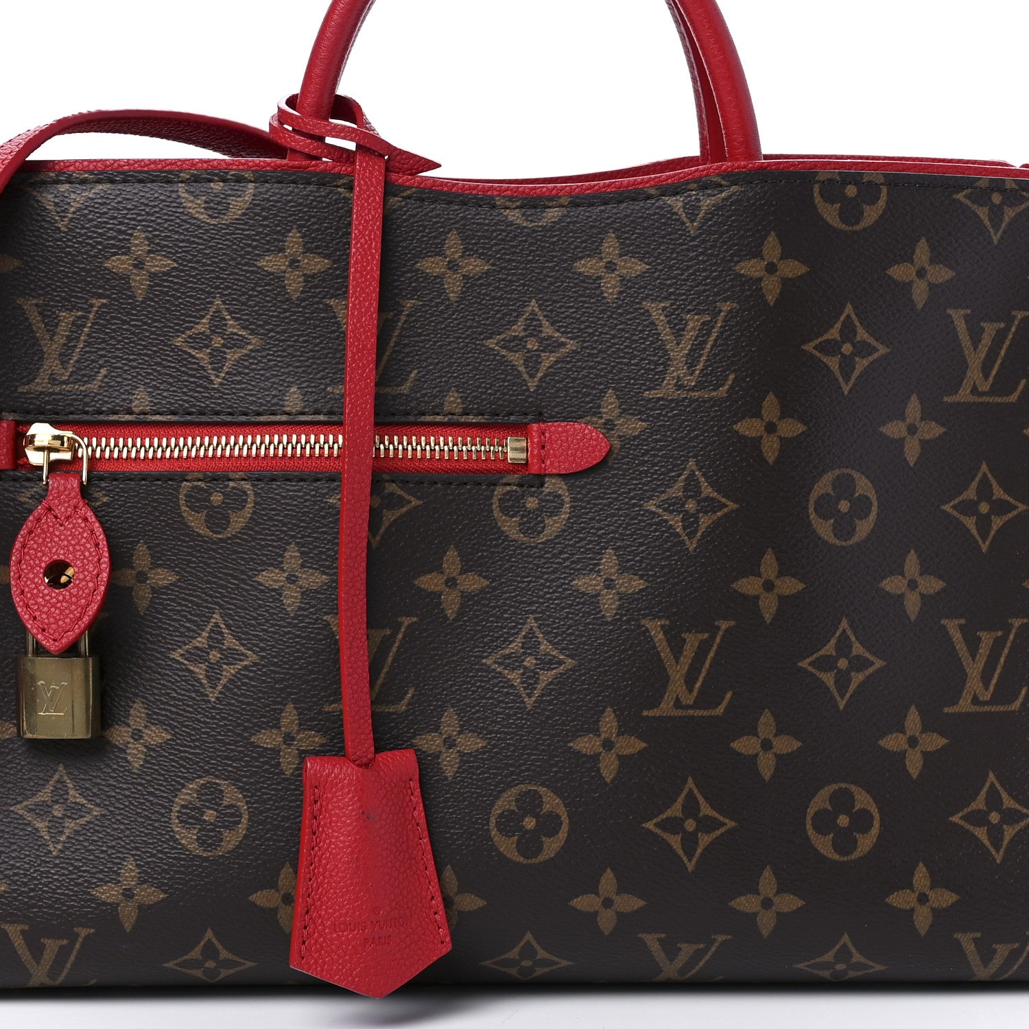 Louis Vuitton Monogram Popincourt PM Red 8 of 10