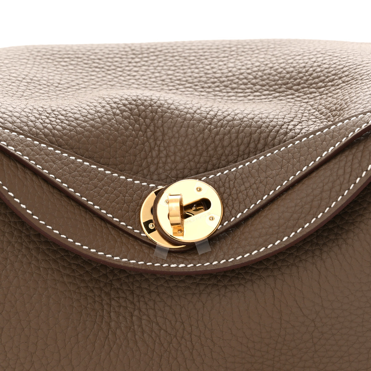 Hermes Taurillon Clemence Lindy 26 Etoupe 14 of 21