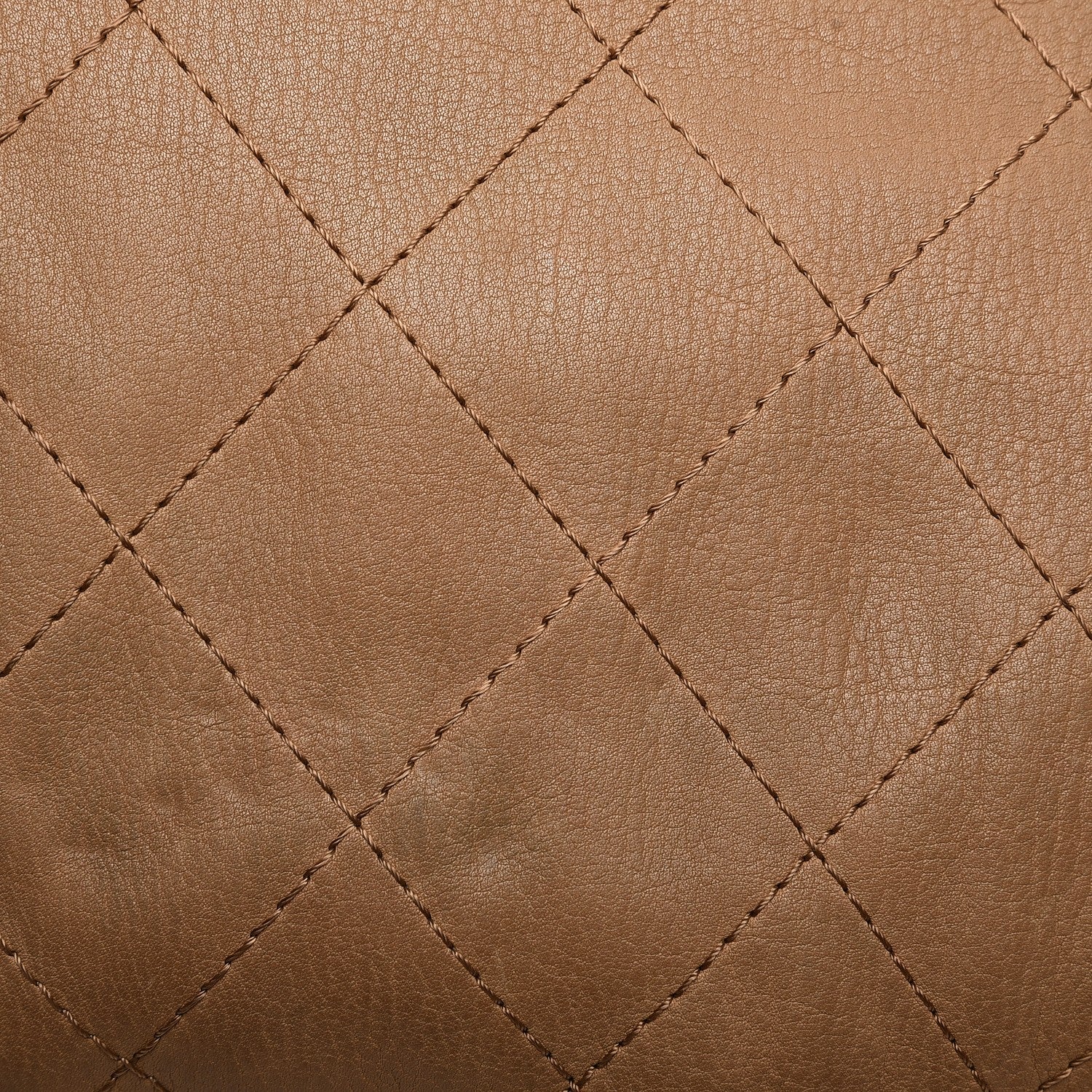 Chanel Calfskin Stitched Double Zip Hobo Beige 16 of 17