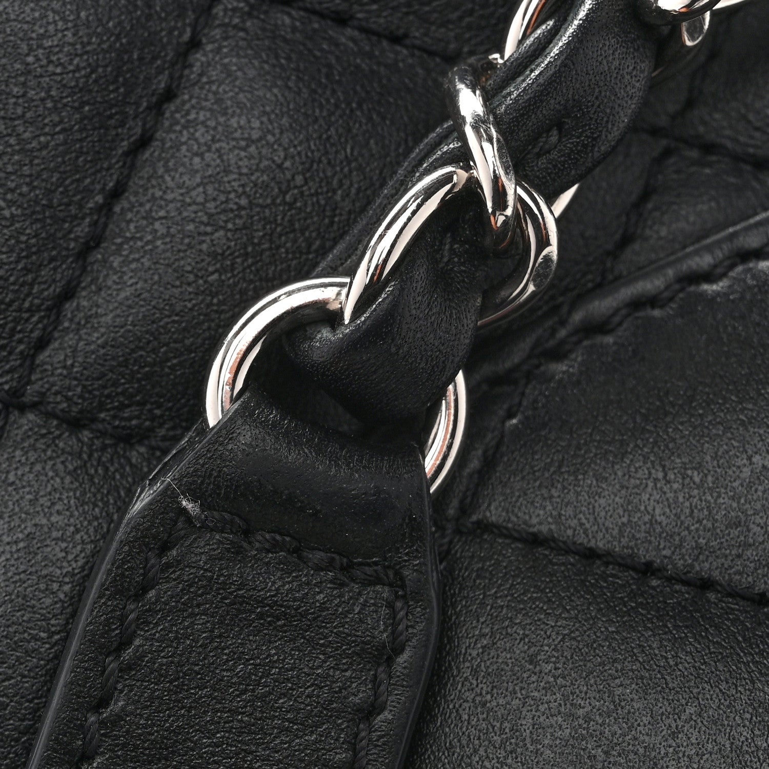 Chanel Calfskin Quilted CC Uniform Flap Belt Bag Black 14 of 16