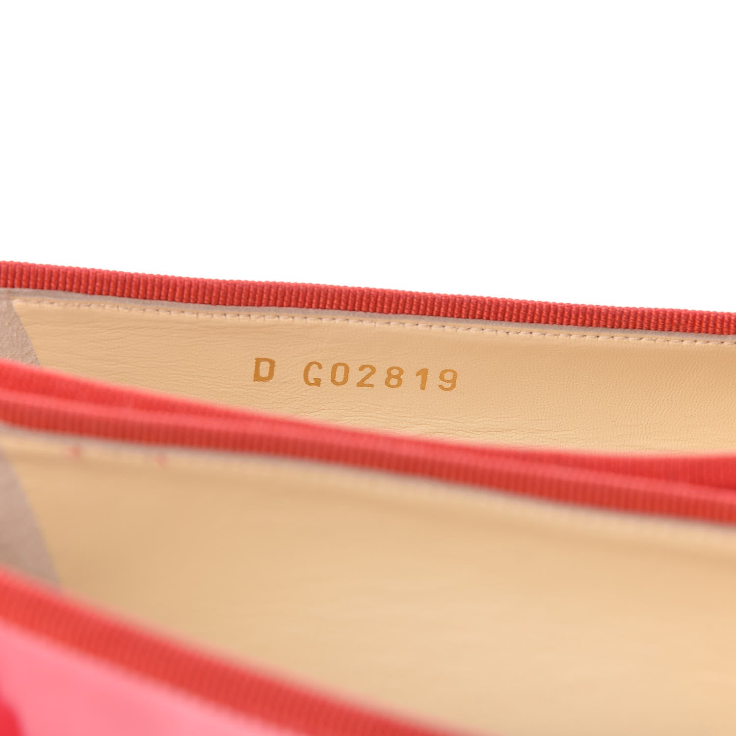Chanel Patent Calfskin CC Cap Toe Ballerina Flats 36 Coral 8 of 10