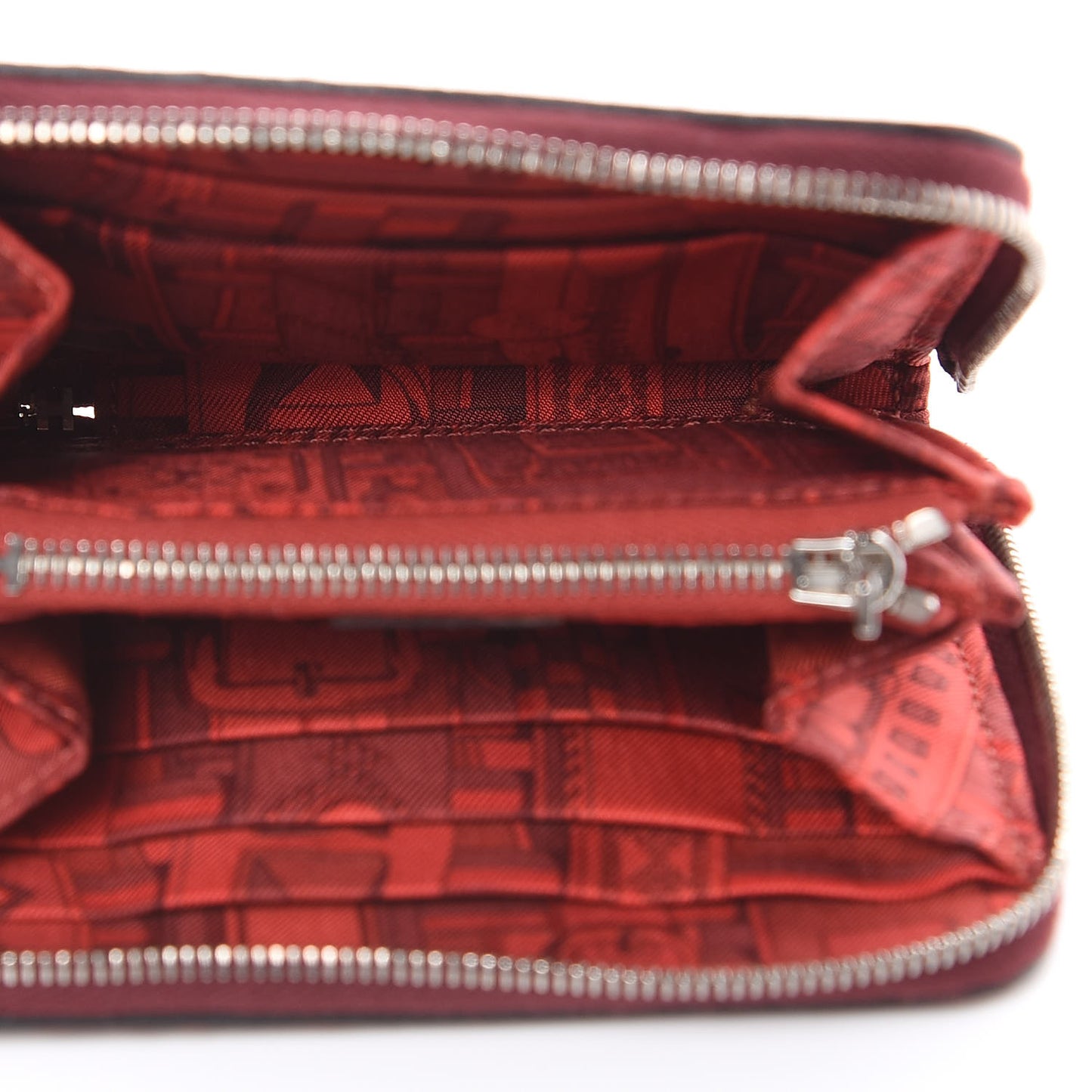Epsom Silk'in Compact Wallet Rouge H