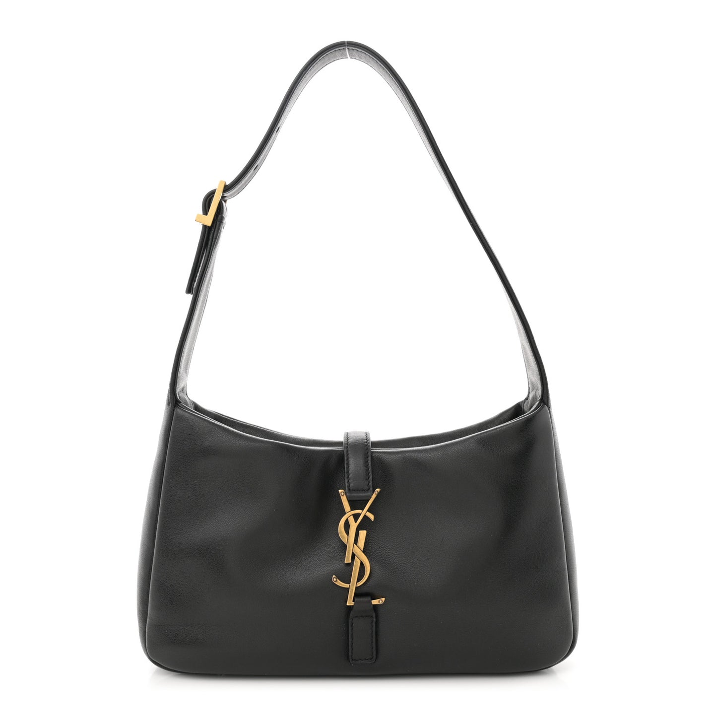 Padded Lambskin Le 5 A 7 Hobo Black