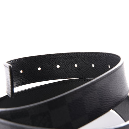 Louis Vuitton Damier Graphite 85mm LV Inventeur Reversible Belt 85 34 3 of 5