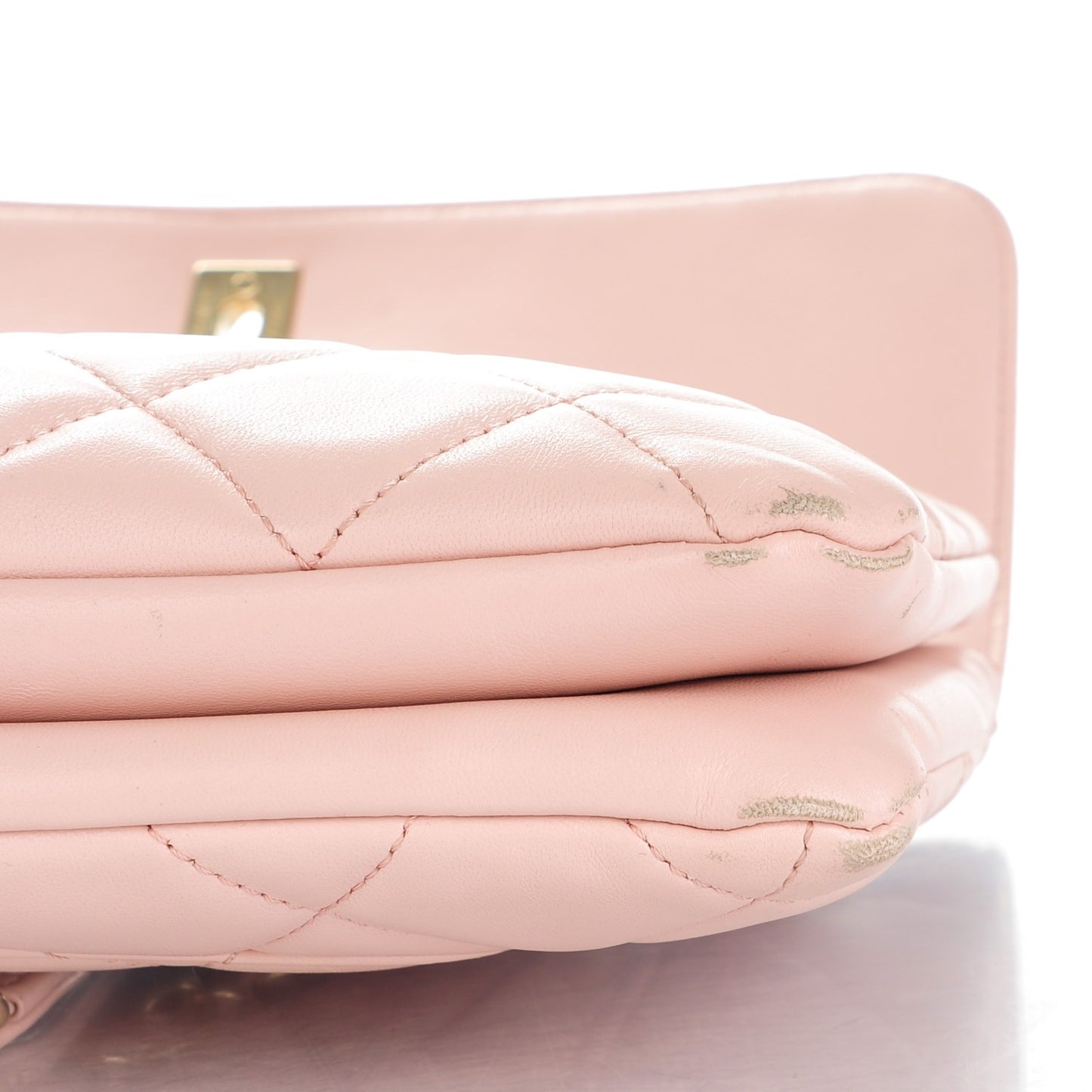 Lambskin Quilted Trendy CC Flap Pink