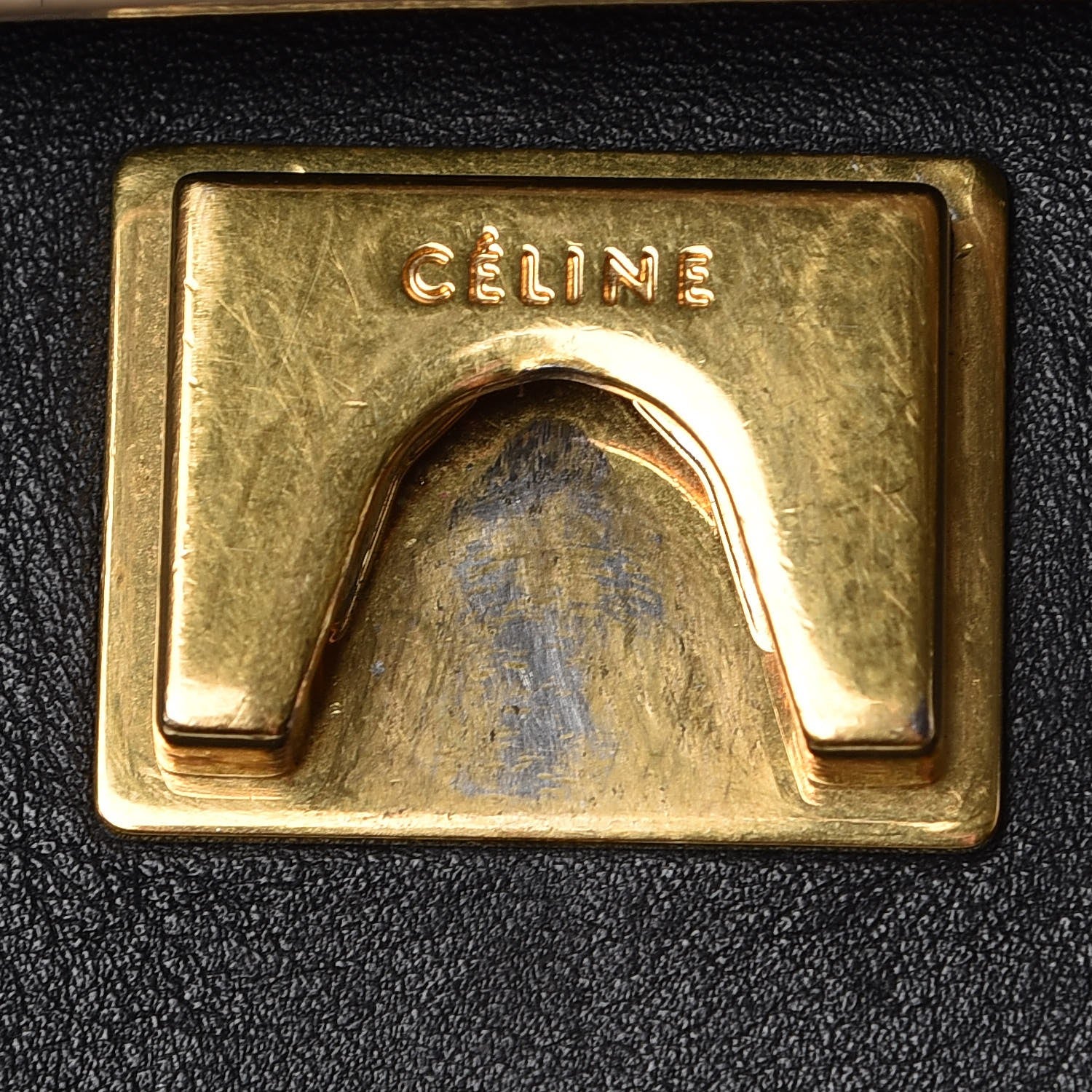 Celine Smooth Calfskin Small Bi-Color Belt Bag Black Cream 9 of 17