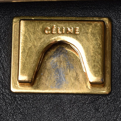Celine Smooth Calfskin Small Bi-Color Belt Bag Black Cream 9 of 17