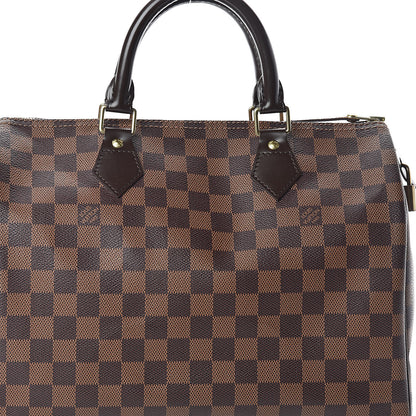 Louis Vuitton Damier Ebene Speedy 30 8 of 10