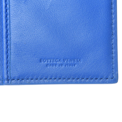 Bottega Veneta Nappa Intrecciato Long Bi-Fold Wallet Signal Blue 6 of 8