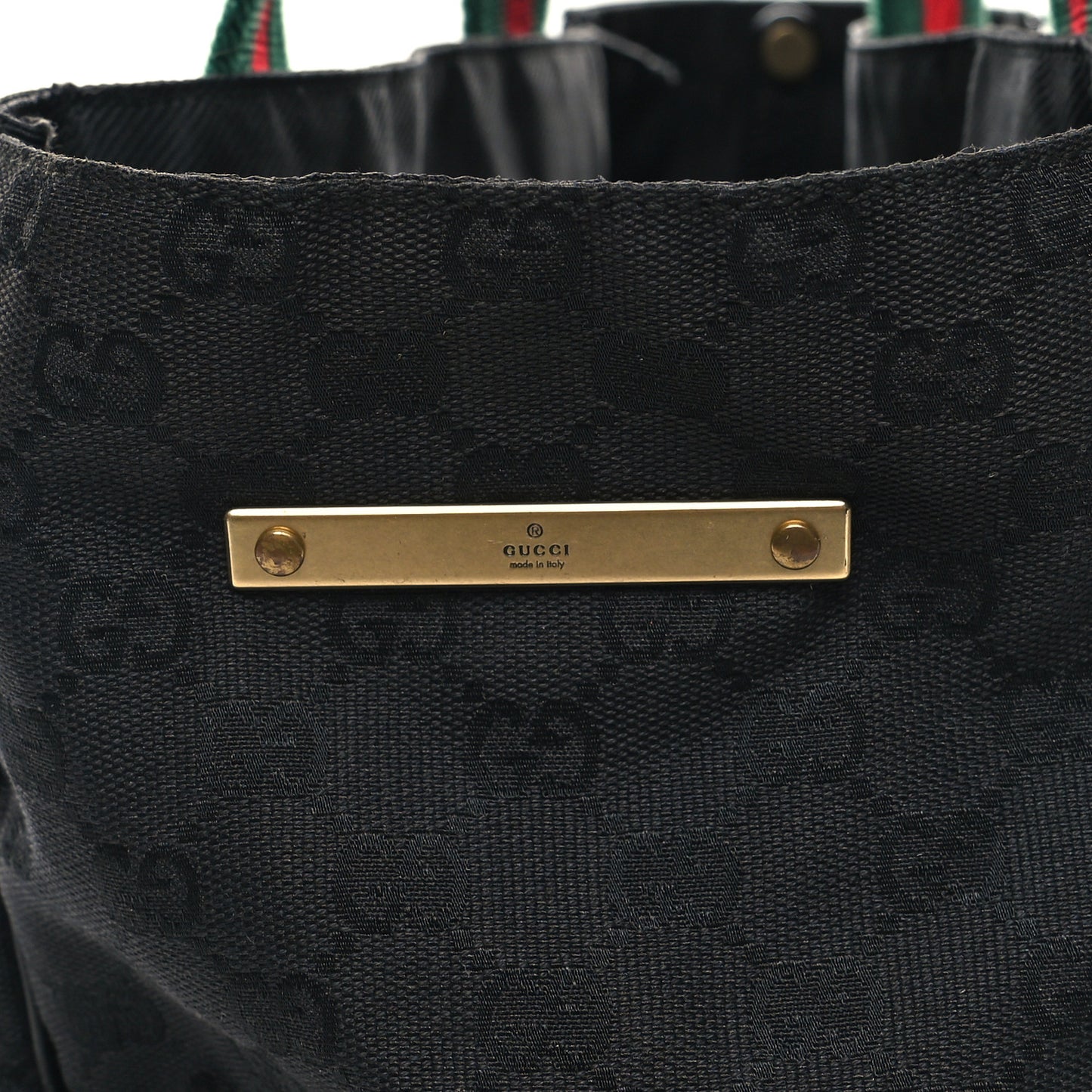 Monogram Web Dog Carrier Black