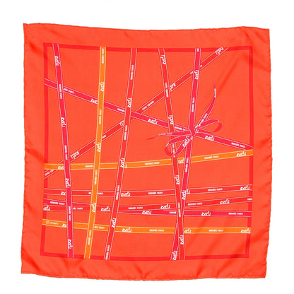 Hermes Silk Bolduc Pocket Square Scarf 1 of 4