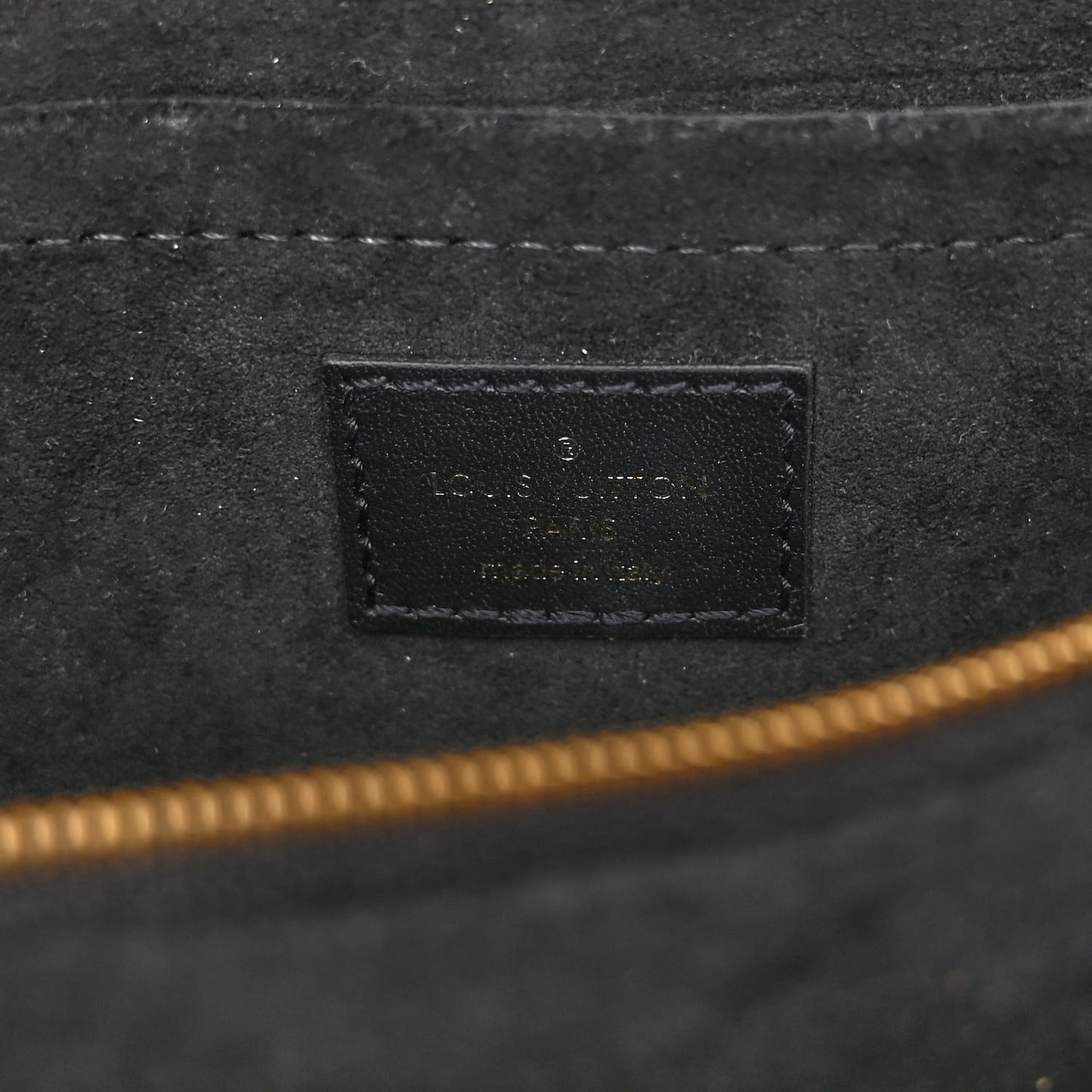 Calfskin LV New Wave Chain Bag Black