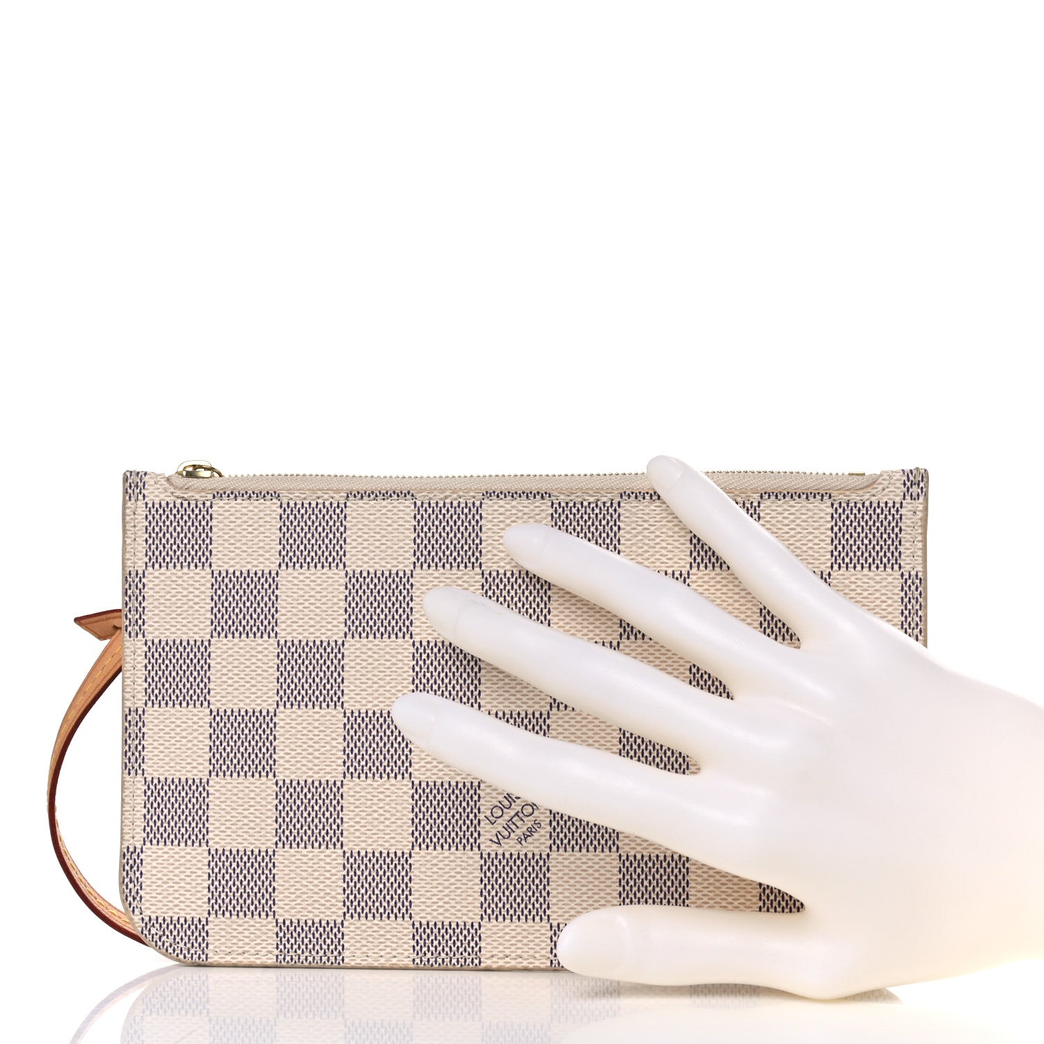 Louis Vuitton Damier Azur Neverfull PM Pochette 2 of 11
