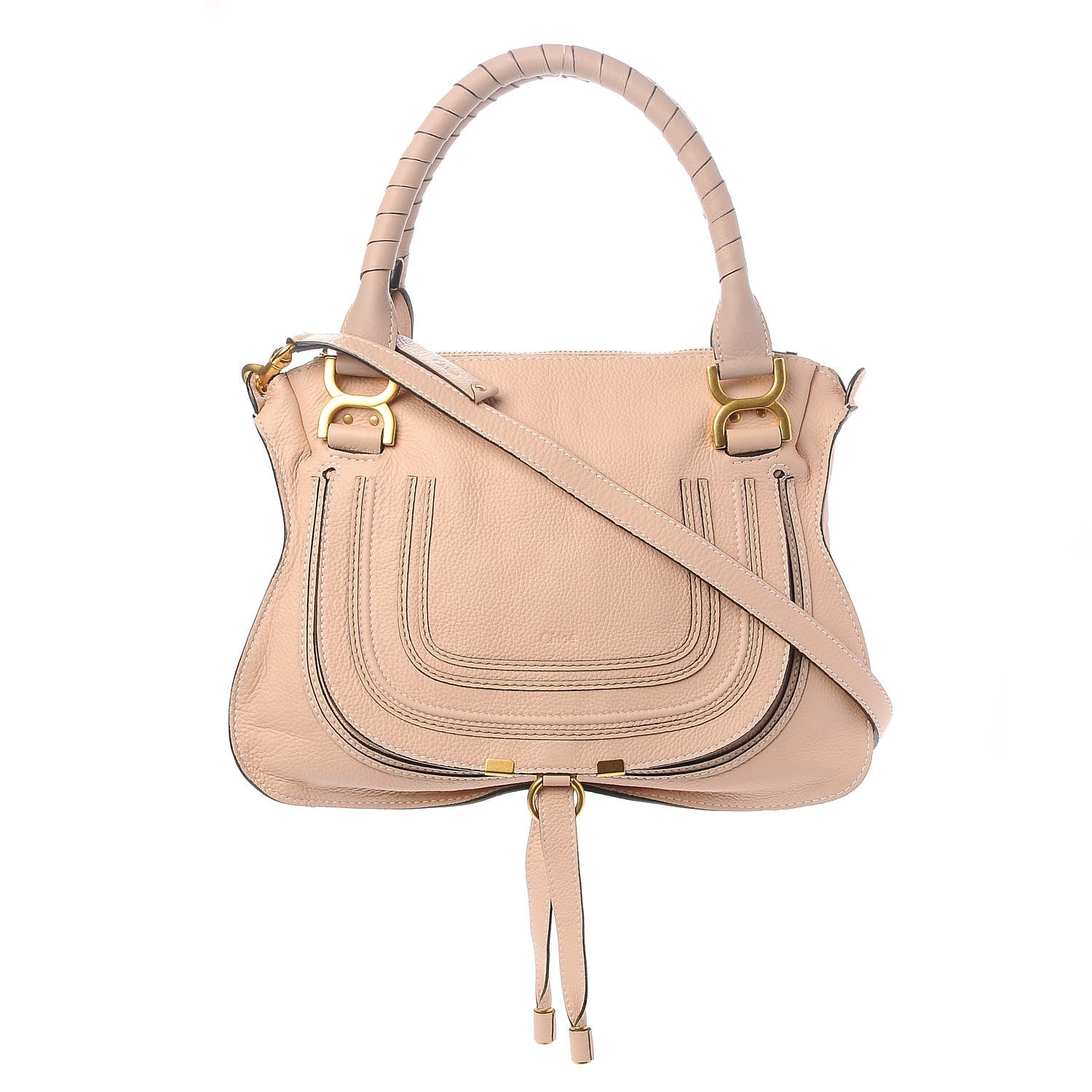 Chloe Calfskin Small Marcie Satchel Blush Nude 1 of 8