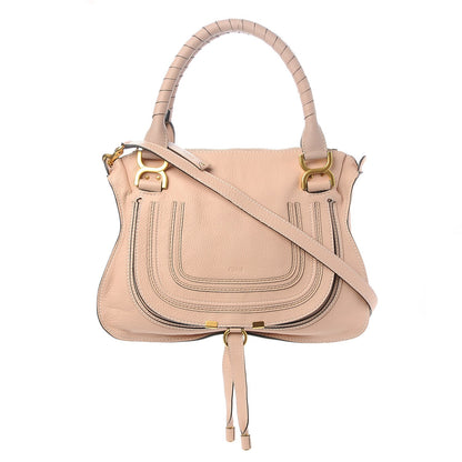 Chloe Calfskin Small Marcie Satchel Blush Nude 1 of 8