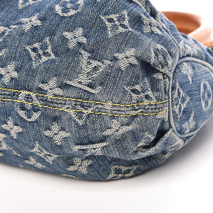 Louis Vuitton Monogram Denim Pleaty Blue 9 of 15