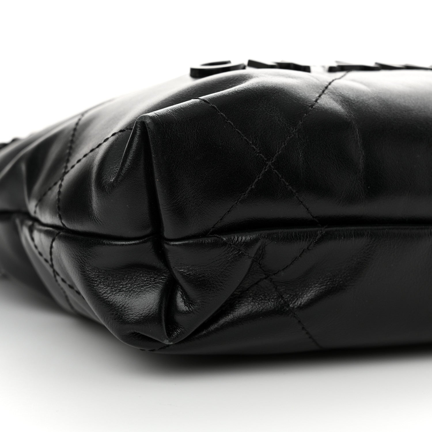 Chanel Shiny Calfskin Quilted Mini Chanel 22 So Black 9 of 11