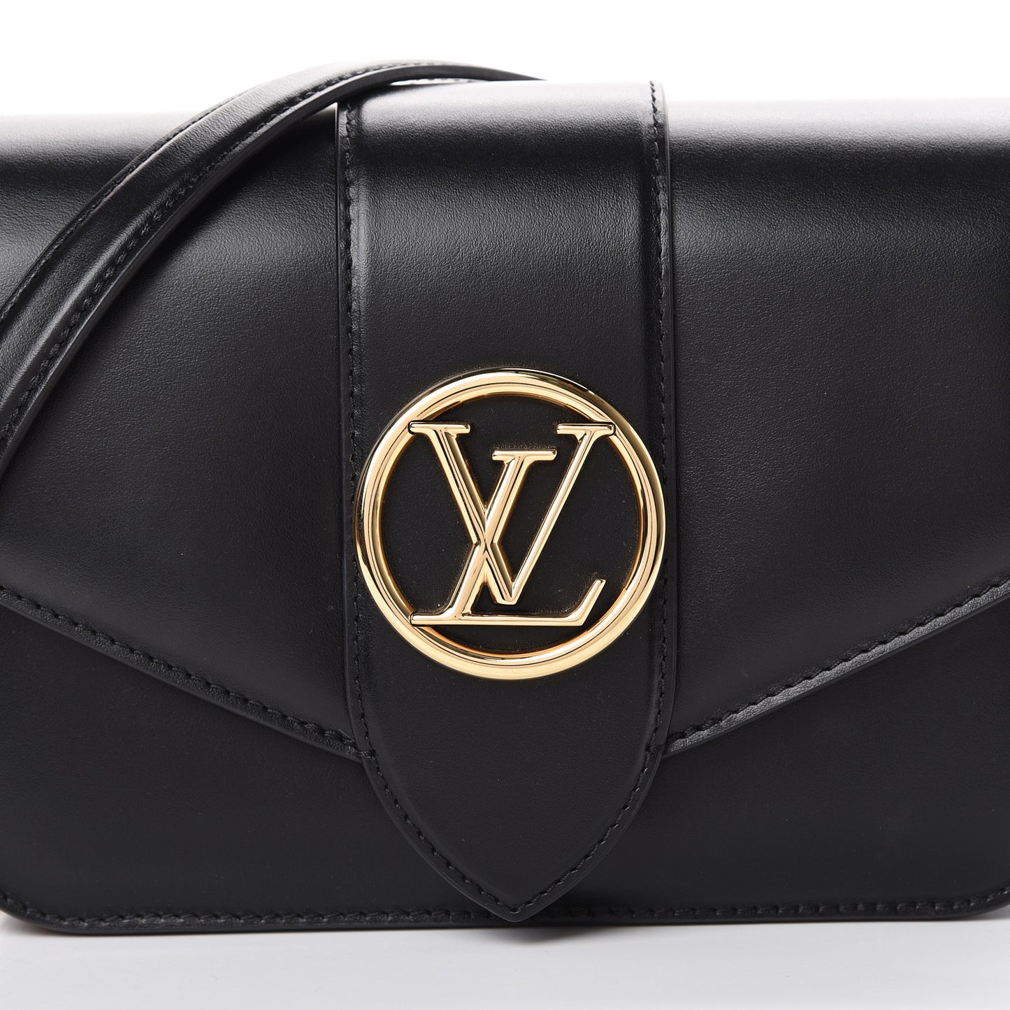 Smooth Calfskin LV Pont 9 Black