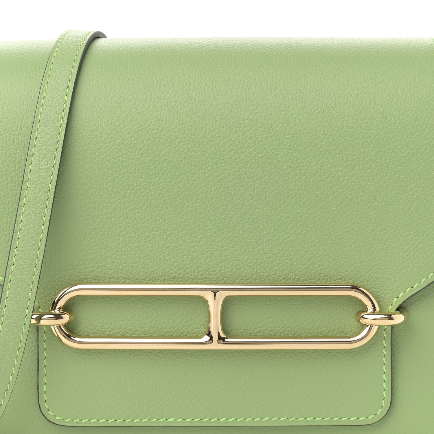 Hermes Evercolor Mini Sac Roulis Vert Criquet 8 of 10