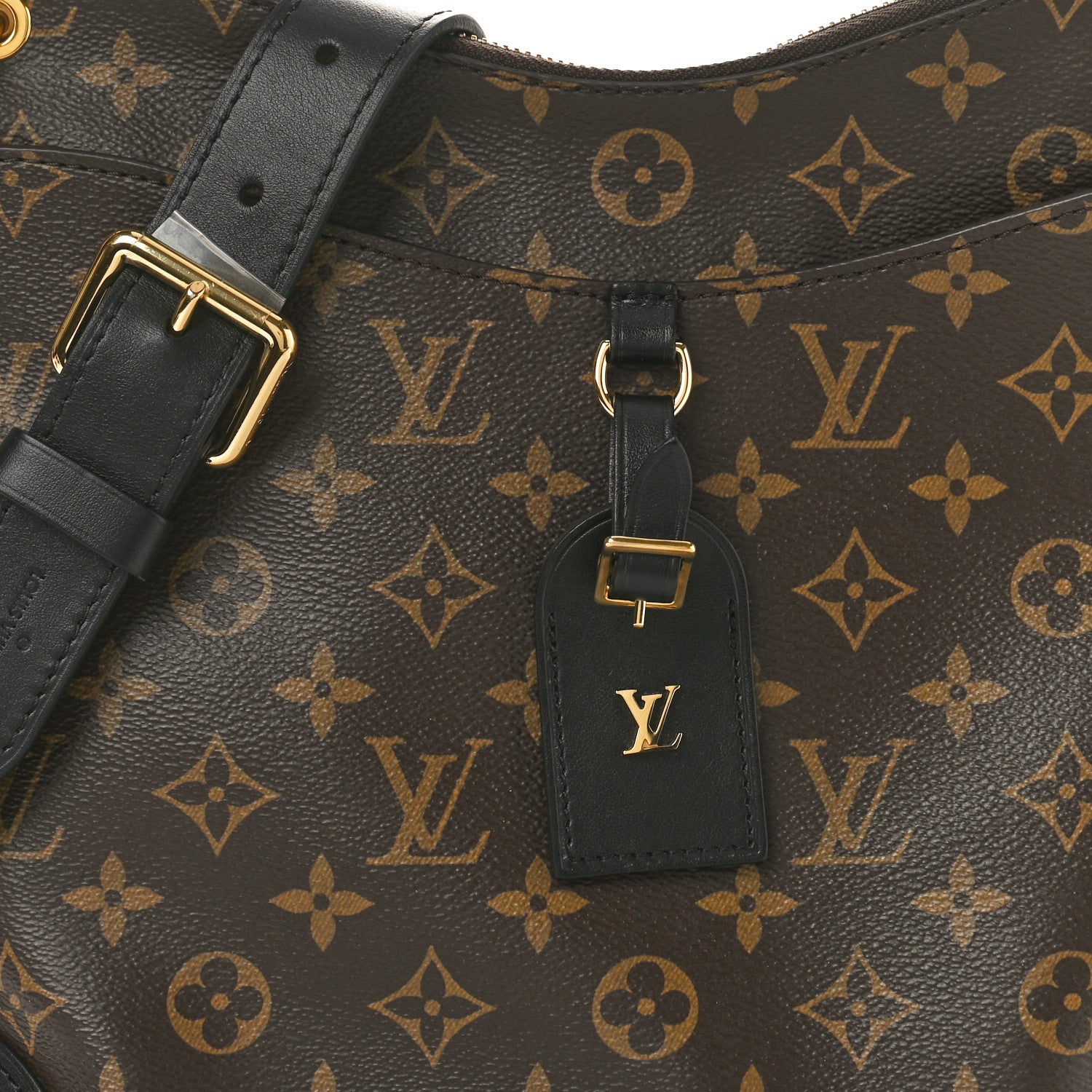 Louis Vuitton Monogram Odeon MM Black 7 of 11
