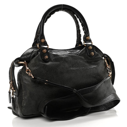 Balenciaga Agneau Giant 12 Rose Gold Hardware Town Black 3 of 13