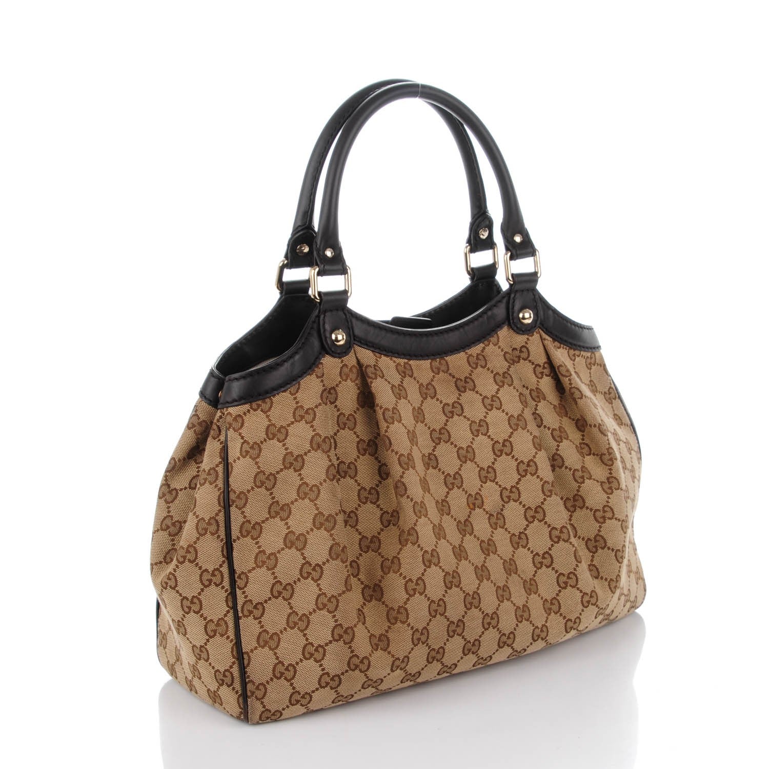 Gucci Monogram Medium Sukey Tote Dark Brown 4 of 10