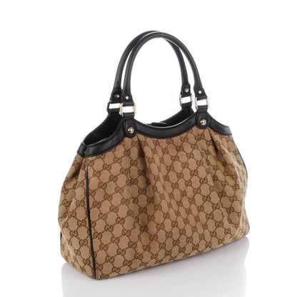 Gucci Monogram Medium Sukey Tote Dark Brown 4 of 10