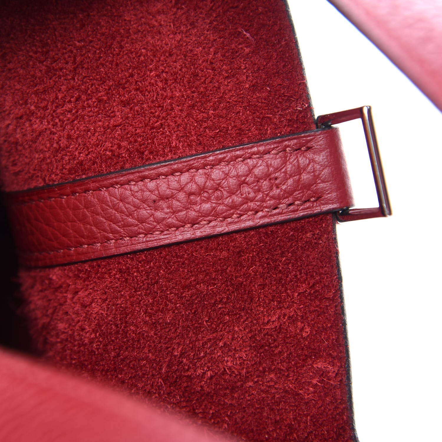 Hermes Taurillon Clemence Picotin Lock 18 PM Rubis 7 of 11