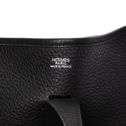 Hermes Taurillon Clemence Evelyne II PM Black 5 of 15