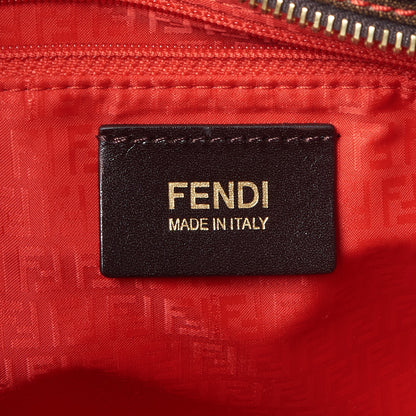 Fendi Zucca Spalmati Small Roll Tote Tobacco Fragola 7 of 8