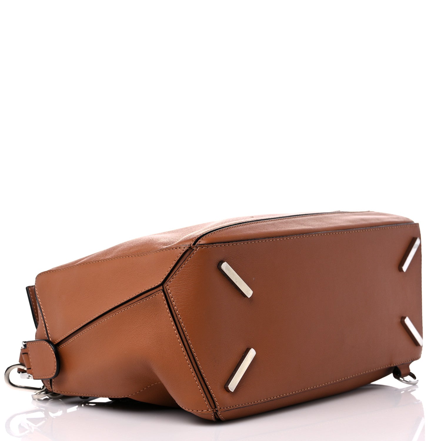 Loewe Calfskin Medium Puzzle Bag Tan 4 of 18