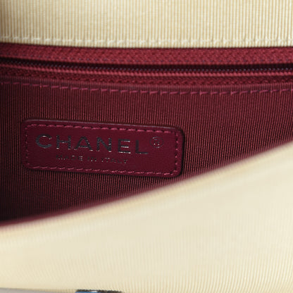 Chanel Calfskin Quilted Small Ballerine Flap Beige Black 6 of 16