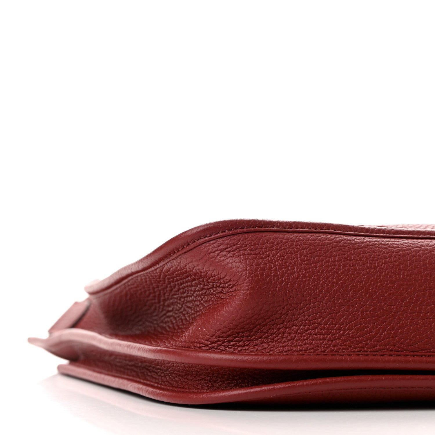 Hermes Taurillon Clemence Evelyne III PM Rouge Grenat 9 of 9