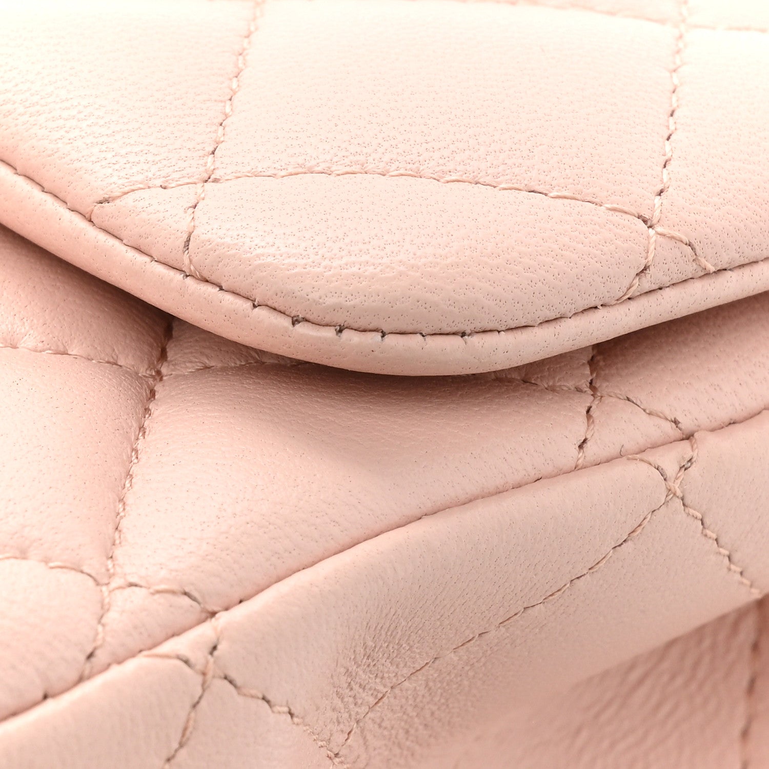 Chanel Lambskin Quilted Mini Square Flap Light Pink 12 of 16