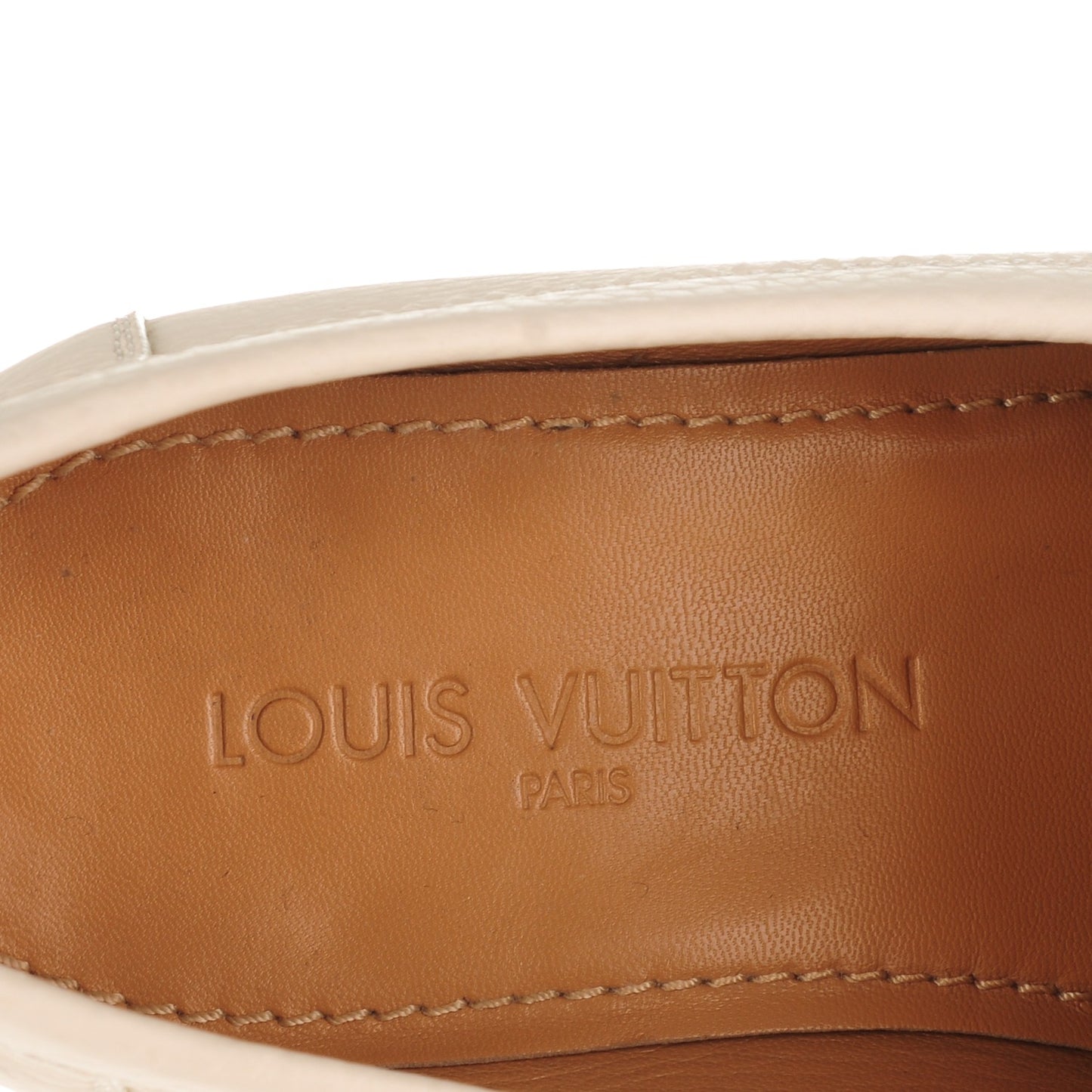 Mens Calfskin Major Loafers 7 White