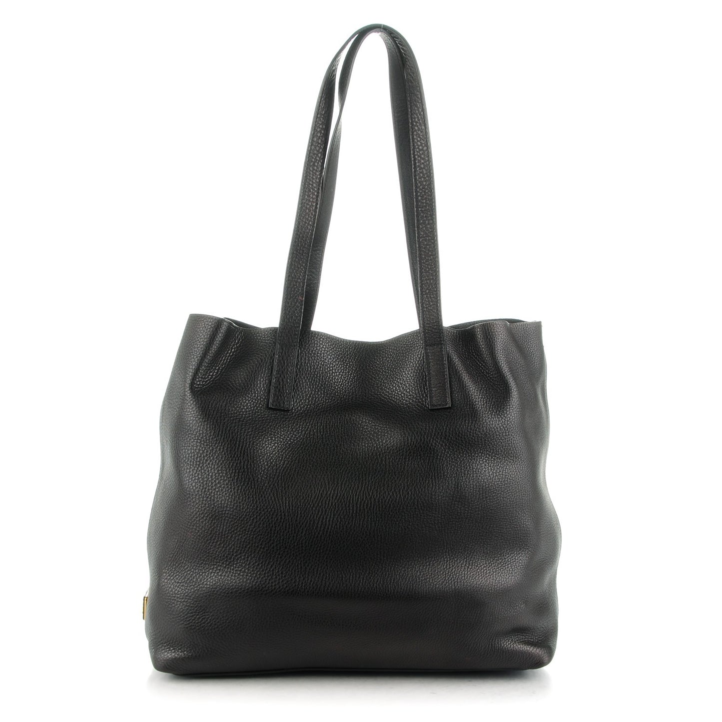 Vitello Daino Tote Nero Black