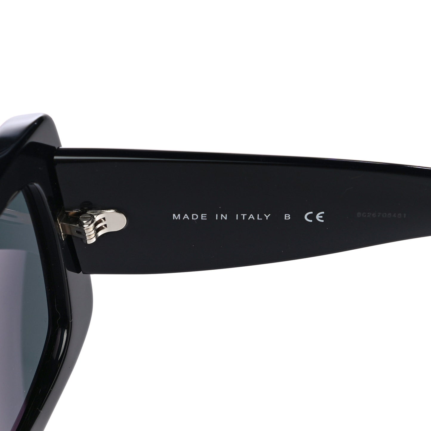 Acetate Rectangle Sunglasses 5435 Black