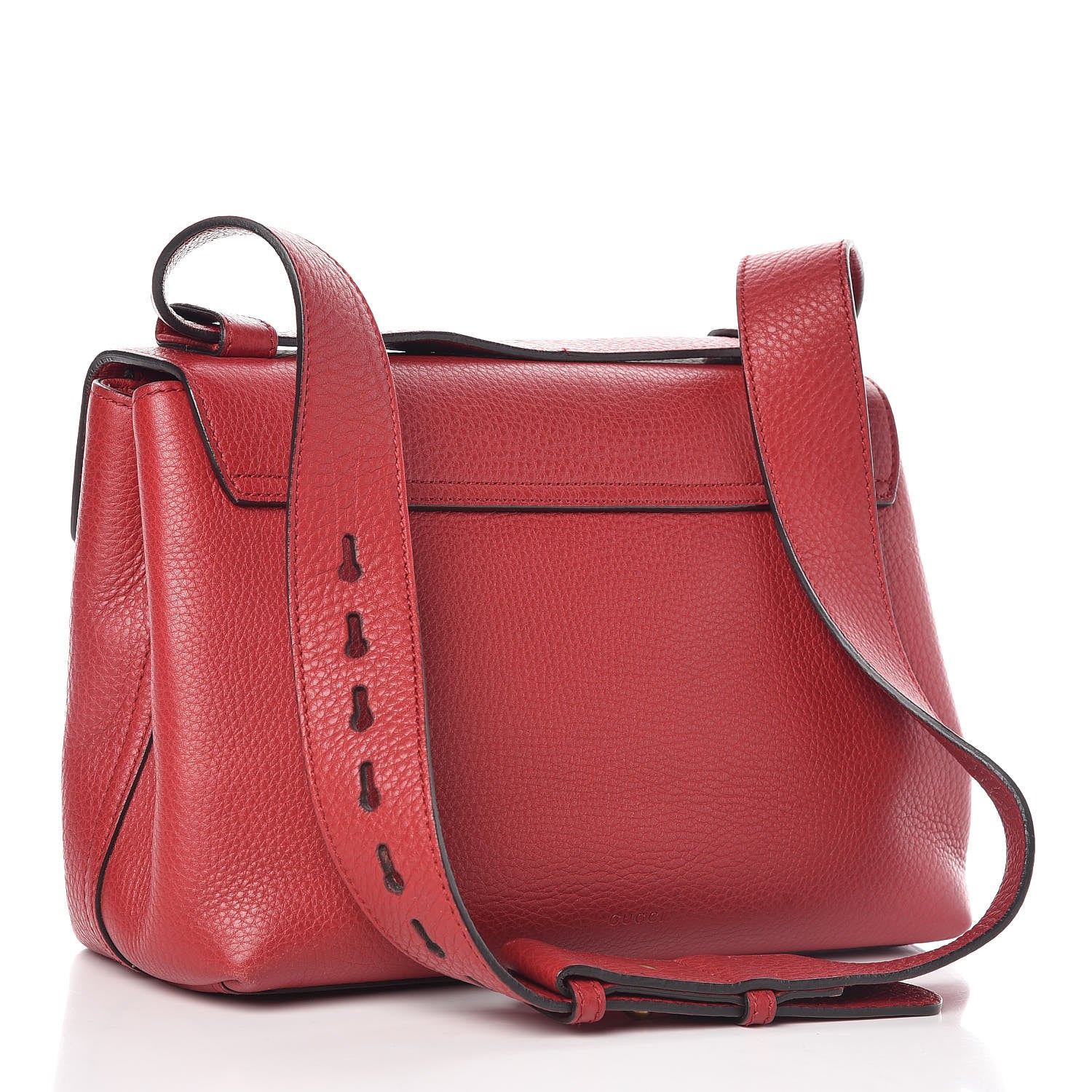 Gucci Cellarius Calfskin GG Marmont Shoulder Bag Vulcanic Red 3 of 10