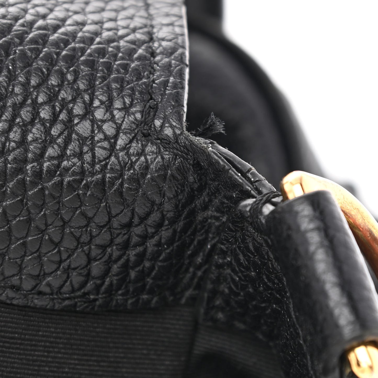 Calfskin Empire City Messenger Crossbody Black