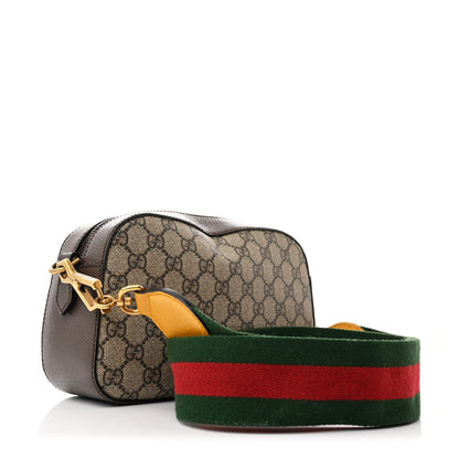 Gucci GG Supreme Monogram Web Neo Vintage Shoulder Bag Beige New Acero Crop 3 of 10