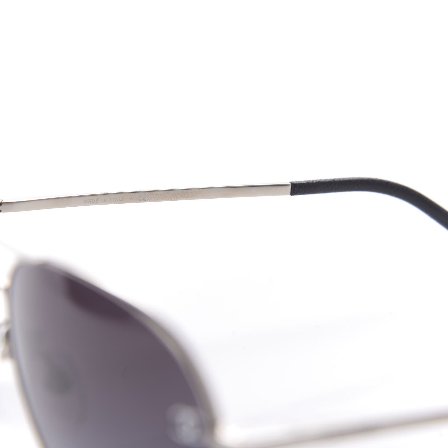 Chanel Metal Aviator CC Sunglasses 4189 T-Q Silver 5 of 8