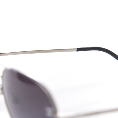 Chanel Metal Aviator CC Sunglasses 4189 T-Q Silver 5 of 8