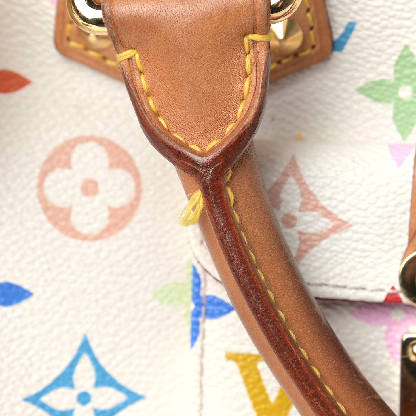 Monogram Multicolor Speedy 30 White