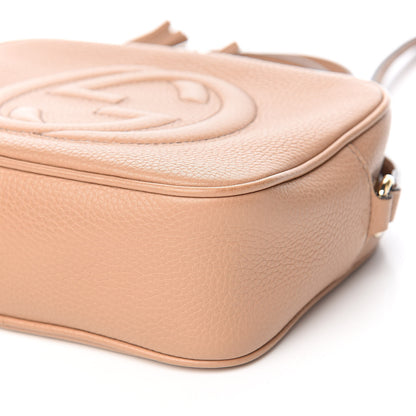 Gucci Pebbled Calfskin Small Soho Disco Bag Rose Beige 9 of 12