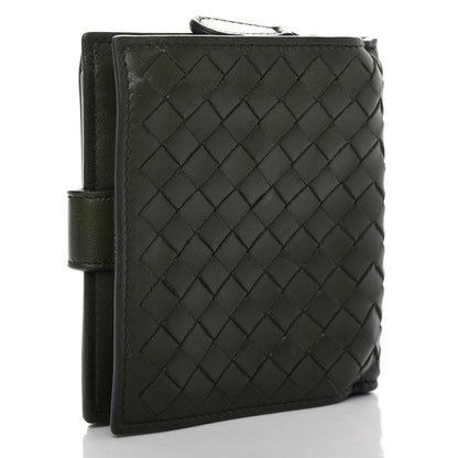 Bottega Veneta Nappa Intrecciato Mini Wallet Moss 3 of 9